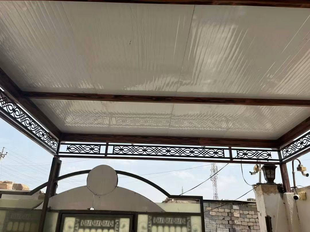 تم وبعون الله انشاء سقيفه حديد نوع الصبغ خشبي سعرالمتر 40 الف مستعدون تجهيزانواع السقائف والجلسات العنوان التأميم 8 اشباط للاستفسار والاتصال ع رقم ***********

