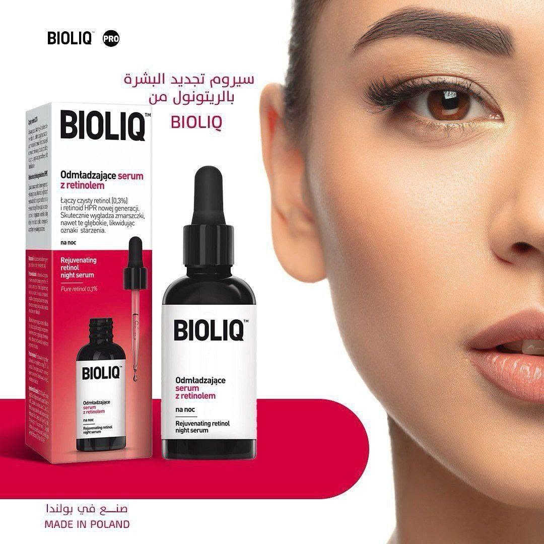 🍓#سيروم تجديد البشرة بالريتينول من BIOLIQ
✔️الفوائد الرئيسية:
-يقلل من طول وعرض وعمق وعدد التجاعيد.
-يوحد لون البشرة ويحسن من ملمسها. 
-يساعد على شد المسام ويمنح البشرة المرونة. 
-يصلح بنية البشرة ويتركها ناعمة ومشرقة. 
-لا يسبب تهيج البشرة الحساسة وذلك بفضل تركيبته الغنية بالزيوت المواد التي تزيد مرونة البشرة فانه يعتبر لطيف على البشرة ومناسب لجميع انواع البشرة
-يعمل على علاج حبوب الشباب واثارها ‎ويساعد على ترطيب البشرة بشكل عميق وتغذيتها وتفتيح لونها
‌‎

✅المكونات النشطة:
يحتوي على الريتينول النقي بنسبة 0.3% بالإضافة إلى ريتينوات هيدروكسي بيناكول (HPR).  

#الاصلي المنشأ بولندا 🇵🇱💯
🚘يوجد خدمة توصيل لجميع محافظات العراق ٤ الاف🚘
***********
#منتجات #عناية #بشرة #سيروم

نص مكتوب في الصور:
- BIOLIQ PRO سيروم تجديد البشرة بالريتونول من BIOLIQ Odmładzające serum z retinolem Łączy czysty retinol [0,3%] i retinoid HPR nowej generacji. Skutecznie wygładza zmarszczki, nawet te głębokie, likwidując oznaki starzenia. na noc Rejuvenating retinol night serum Pure retinol 0.3% BIOLIQ Odmładzające serum z retinolem na noc Rejuvenating retinol night serum BIOLIQ Odmładzające serum z retinolem na noc Rejuvenating retinol night serum صنع في بولندا MADE IN POLAND
- BIOLIQ PRO سيروم تجديد البشرة من BIOLIQ BIOLIQ REJUVENATING SERUM WITH RETINOL صنع في بولندا MADE IN POLAND