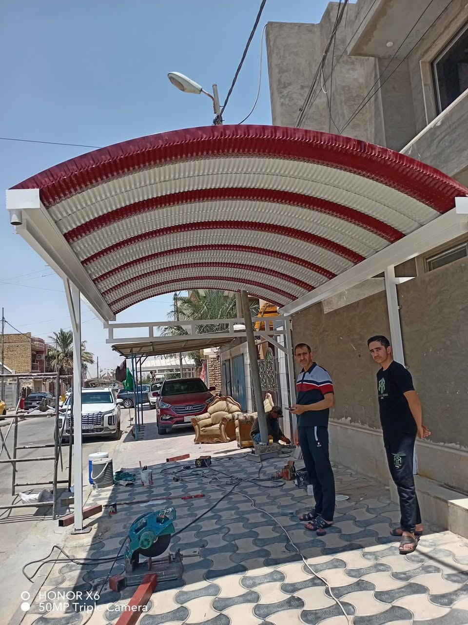 لسنا الوحيدون ولاكننا الأفضل
مظلات الكي سبان في جميع دوائر الدوله🇮🇶 ومناطق

والاقضية والنواحي

مظلات  الكي سبان الحديثة والانيقة بكافة الموديلات

والالوان🌈 حسب طلب الزبون

تفاصيل ومواد المضلات الحديثه الكي سبان كل تالي

1-سمك الكي سبان 0,5 يمتاز بكونه عازلأ للحراره من حيث

أشعة الشمس ☀️🌡والامطار 💦

2-ساقيه مياه مغلونه 2 ملم ضد التصدي 🌧

3- بوري مربع 3 انج 2 ملم

🌈4-صبغ رادليت اساس + صبغ بويه لون حسب الطلب

🌁5- اعمال الهياكل الحديدية لجميع انواع البنايات🕍

🏛6- اعمال قواطع السندويج بنل والكرفانات🏠

👷بإدارة كادر فني متميز لانجاز العمل بجودة عالية

مدة العمل يوم واحد

7- حفر وصب الدنگ اذا كانت داخل الارض  

وهناك قاعده 6ملم +شيش16ملم في صب

8جوي 19ملم

قاعده 6 ملم

ملاحظة . المساحه الي اقل من 20 متر مربع تنحسب ممقطوع

ضرعة القياس طول ×عرض اضافه تقويس 50سم فقط

للحجز و للاستفسار الاتصال ***********
