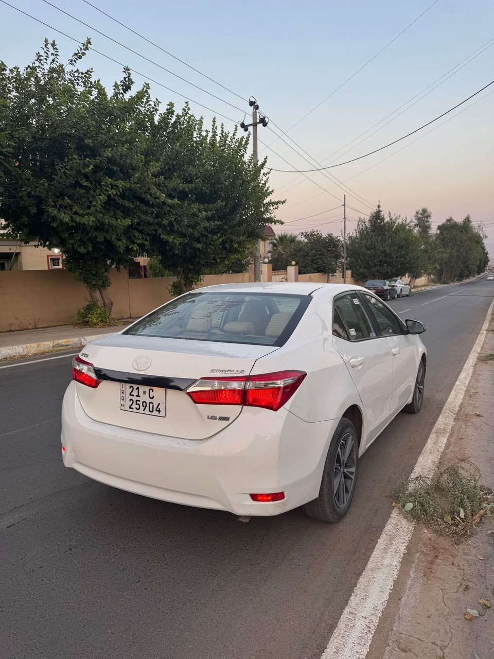 سلام عليكم  
كورولا ٢٠١٥ خليجي محرك صغير
٤قطعه صبغ بدون دواخل
محرك ممفتوح ١٦بشرط
سنوي جديد بسمي لحد ٢٠٢٩
مكان كويه *********** كويسينجاك, أربيل
