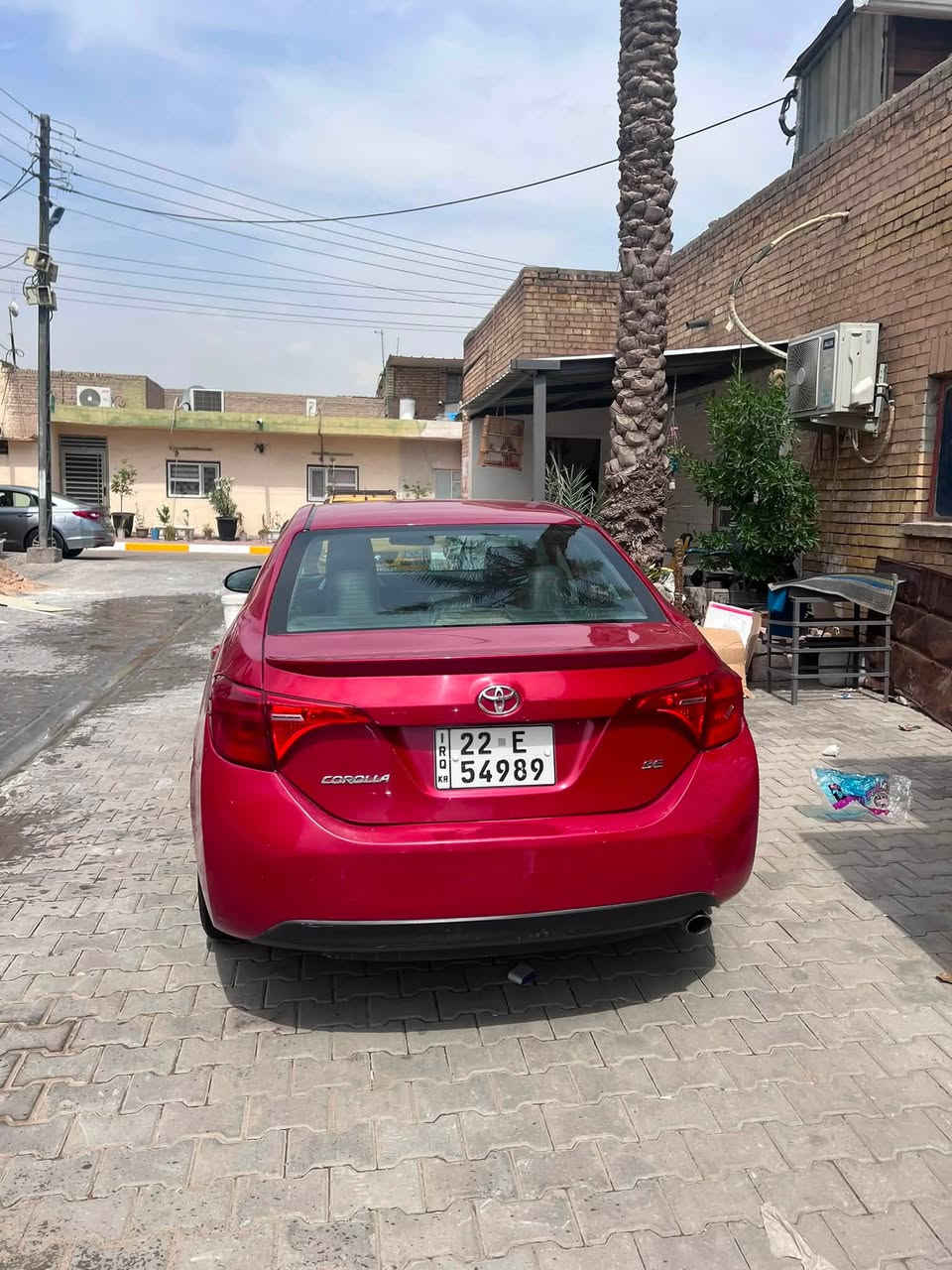 سلام عليكم شباب
كورلا se 2017
مواصفات معروفة
 تبريد خير من الله 
صدر جديد
 تايرات بحاله جيدة 
سونار مرفوق مع الصور
سعر 118$ وبيها مجال 
للأستفسار ***********
