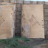 أبواب حوش • بابين • عرض ٢٫٣٥م