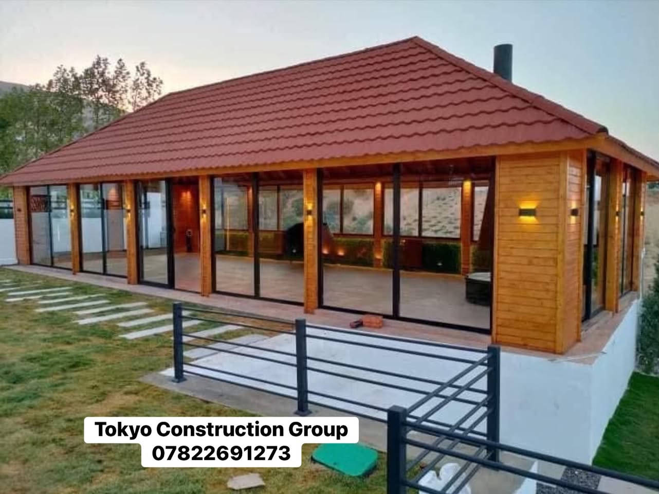 Tokyo Construction Grou  نختص بتنفيذ وتصميم الأعمال الخشبية والديكورات والمشاريع الإنشائية، وتشمل خدماتنا:

🏡 تصميم وتنفيذ الأكواخ الخشبية
🪵 الأعمال الخشبية والديكورات
🪜 تنفيذ وتصميم السلالم الخشبية
🏗️ أعمال المقاولات العامة
✨ تنفيذ مشاريع حسب الطلب وبأعلى جودة

نسعى دائماً لتقديم تصاميم عصرية وتنفيذ احترافي يليق بثقة عملائنا.

📞 للاستفسار والتواصل: ***********
📩 يمكنكم التواصل معنا عبر Messenger

Tokyo Construction Group — نبني أفكاركم بإتقان.

نص مكتوب في الصور:
- Tokyo Construction Group ***********
- Tokyo Construction Group
- ***********