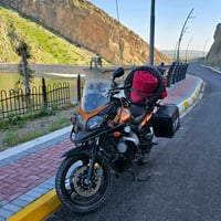 سوزوكي فيستروم ٢٠١٢ ٦٥٠ جاهزه للترحال  وين موقع الدراجة بغداد شنو وضع ...