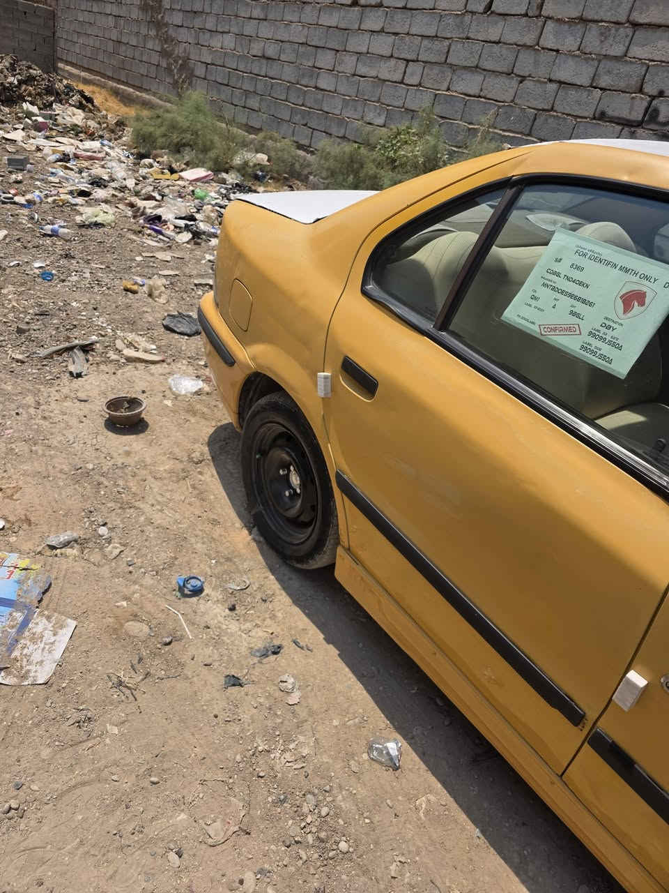 سلام عليكم سمند موديل 20011سيارة خير من لله بسمي السيارة مصفرة هيئة وغرامة تحويل ثاني يوم تبريد ثلج نقصهه مشط ستيرن وبس السيارة مكينة جديدة شادلهه قبل سبوعين 
رقم بغداد سعر 30وبيهه مجال ***********
