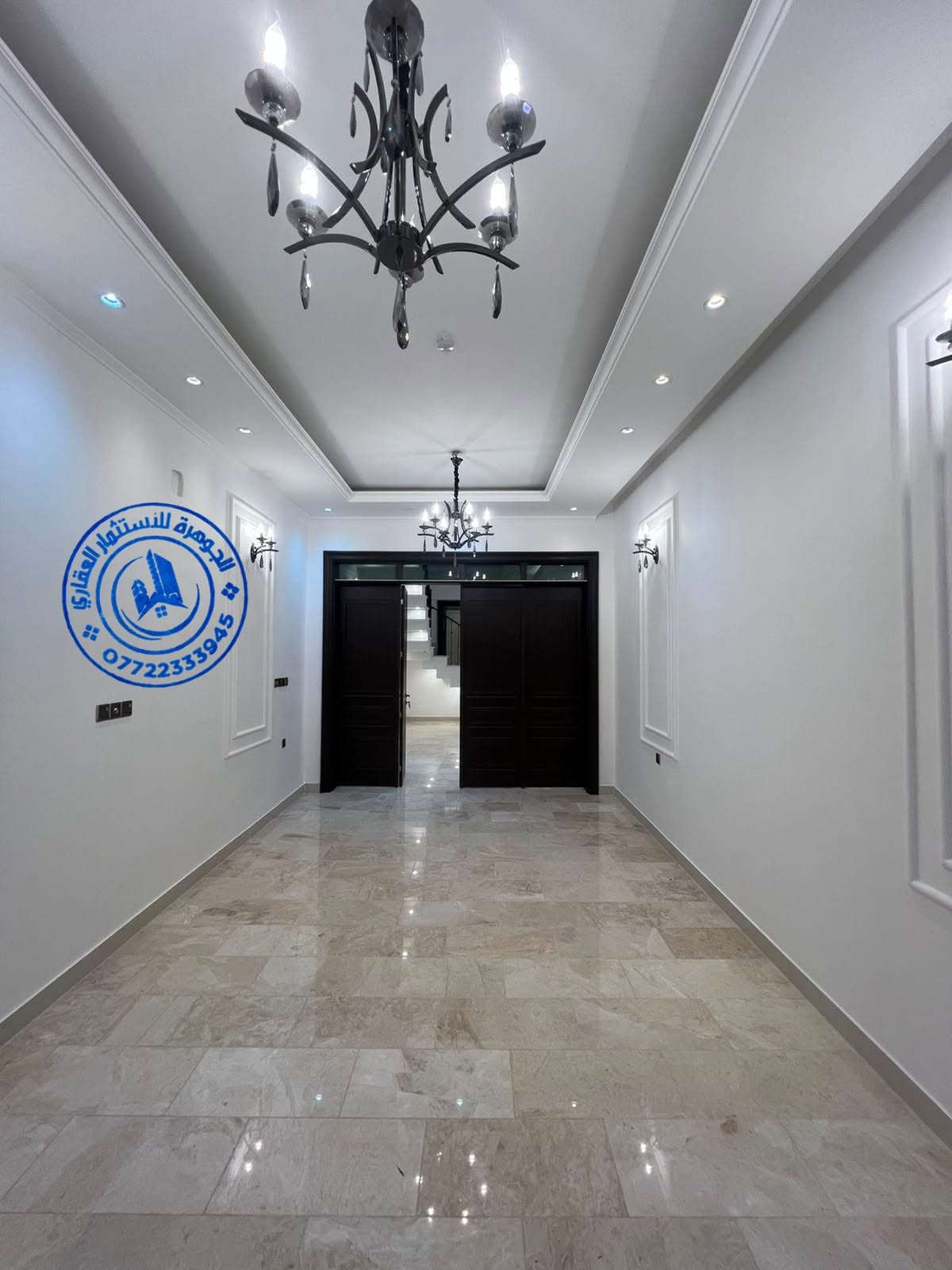 للبيع دار سكن زيرو حديث درجة اولى 🏦
المساحة 150م 📏 واجهة 5 * نزال 30
📍 زيونة محلة 710
يحتوي على 4 غرف نوم واستقبال وحولي ومطبخ وخدمات

لمزيد من الاستفسارات الاتصال على الرقم الآتي:
☎️ *********** / شركة الجوهرة 💎
او زيارة موقع الشركة الكائن في:
📍 زيونة - محلة 710 - شارع القاعة الملكية - مقابل جسر الأمانة

🔍الشركة مجازة رسمياً من غرفة تجارة بغداد - إستثمر بأمان 🔎
🫆 نعمل بالنظام الإلكتروني الجديد (منصة عقاري) 🫆
📝 نستقبل كافة طلباتكم وعروضكم وعلى مدار الساعة ⏱️
"اتصل بالجوهرة والي تريده تبشره"💎

نص مكتوب في الصور:
- الجوهرة للاستثمار العقاري ***********