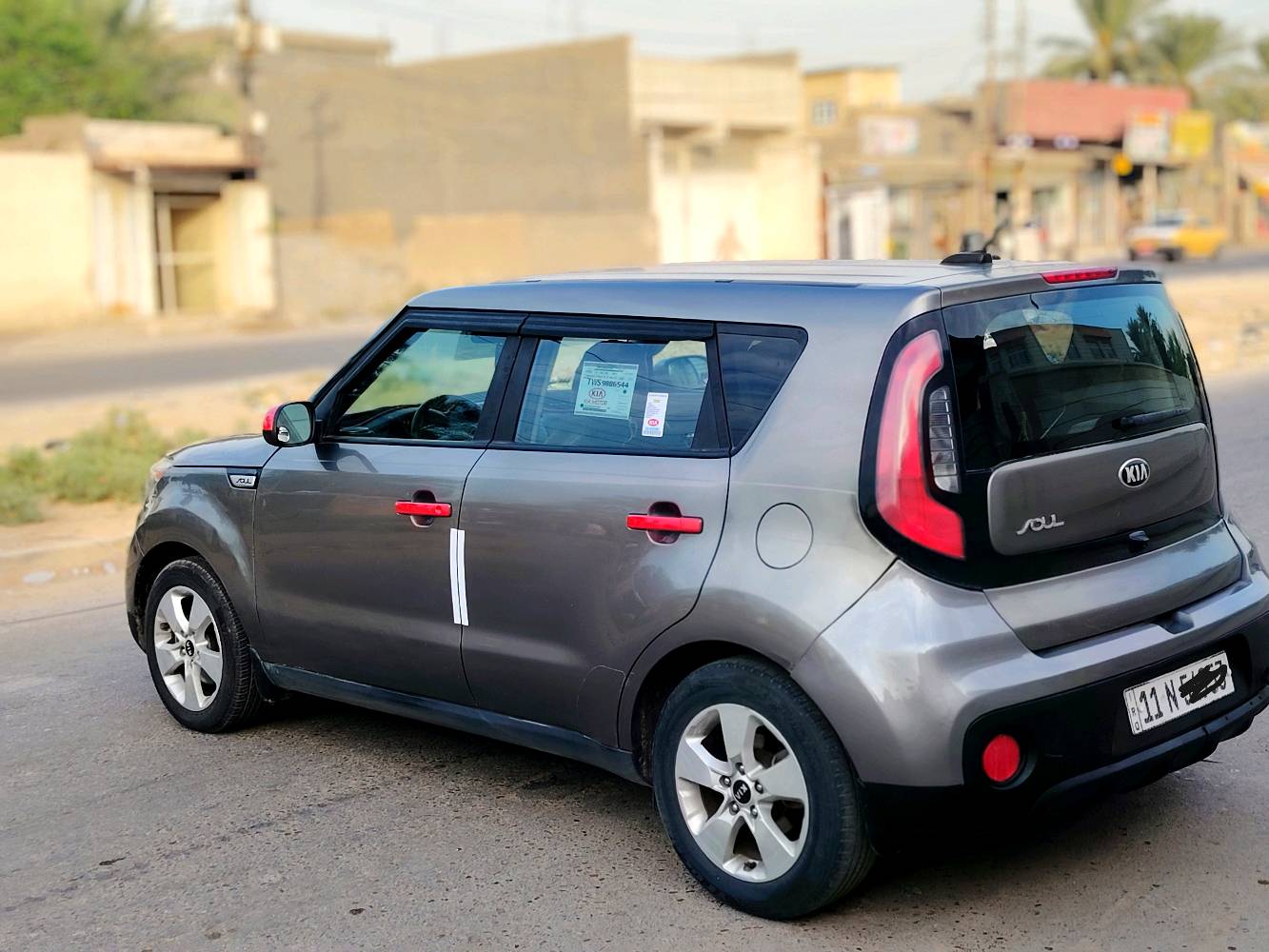 سلام عليكم كيا صول 2019 وارد امريكي حادث قبق جنطة بدون داخل باقي كفالة عامة من صبغ ضربة تبديل وفتح ماعد بنيد مرشوش كلير سونار داخل منشور مع صور حادث 
رقم بغداد دولي 11 شرط تحويل سنوية لل2031 مصفرة غرامات 
محرك 1600مرغوب مكفول من تنقيص وتبخير ماشي فقط 58 ألف فقط تبريد شغال ثلج 
نص فول
فول تحكمات استرين
شاشة عطال 
نظام قيادة ذاتي 
مانع زلاق
ويلا كروم
تقليل وقود 
محرك 1600 مرغوب
ماشي فقط 58
باقي بيه مواصفات هواي العنوان بغداد السعر 95 مناسب بيه مجال بسيط رقم هاتف ***********