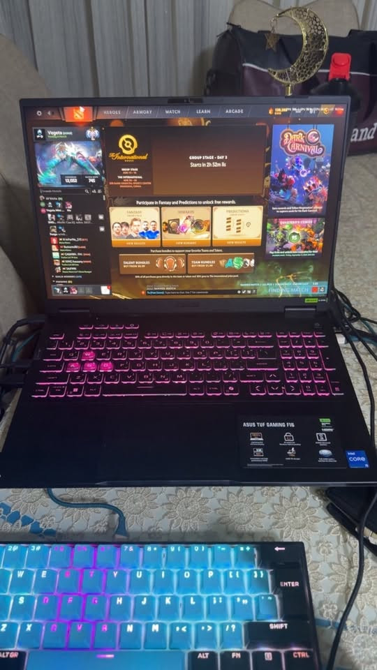 سلام عليكم للبيع لابتوب  

 
CPU - Intel® Core™ i5-13450HX 2.4 GHz (20M Cache, up to 4.6 GHz, 10 cores: 6 P-cores and 4 E-cores)

RAM - 16GB DDR5-5600hz

STORAGE - 512GB PCIe® 4.0 NVMe™ M.2 SSD

GPU - NVIDIA® GeForce RTX™ 5050 Laptop GPU, 115W 8GB GDDR7

Display - 16-inch, FHD+ 16:10 (1920 x 1200, WUXGA), IPS-level, Anti-glare display, sRGB:100.00%, Adobe:75.35%, Refresh Rate:165Hz, G-Sync, MUX Switch 

نظافة 100‎%‎ استخدام قليل للبيع بسعر مليون و450 الف مكاني بغداد

تواصل واتس اب ***********
