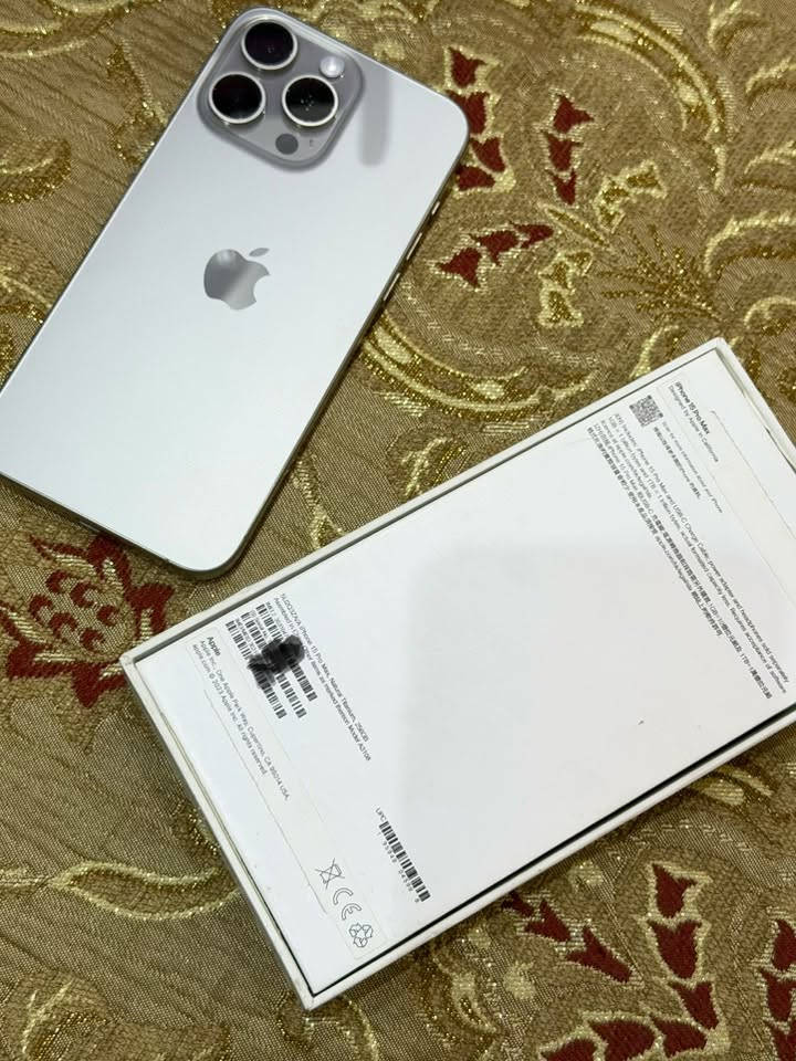 سلام عليكم
ايفون 15 pro max
الجهاز دبل سيمكارت دبل🔺zA
نضافه  100%
بطاريته ٨٩ حقيقيه 
مكفول من كلشي الجهاز
كارتون ويا…مكاني بغداد جديده
السعر مليون و١٠٠ 
الميعجبه يحصل اغاته 
***********
