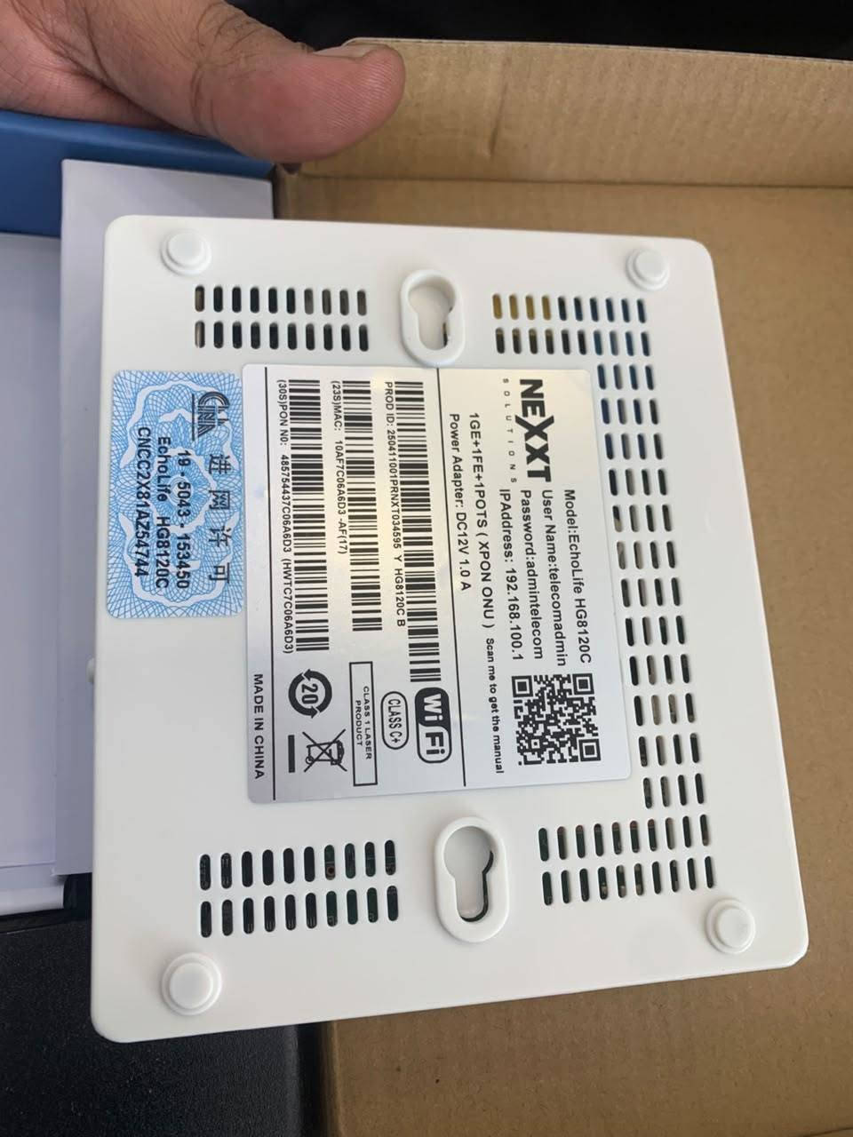 📡 راوتر إنترنت NEXT SOLUTIONS
⚡ سرعة وثبات بالاتصال
📶 واي فاي قوي ومستقر
🏠 مناسب للبيت والمكتب
📲 للطلب والاستفسار عبر الواتساب:
***********
