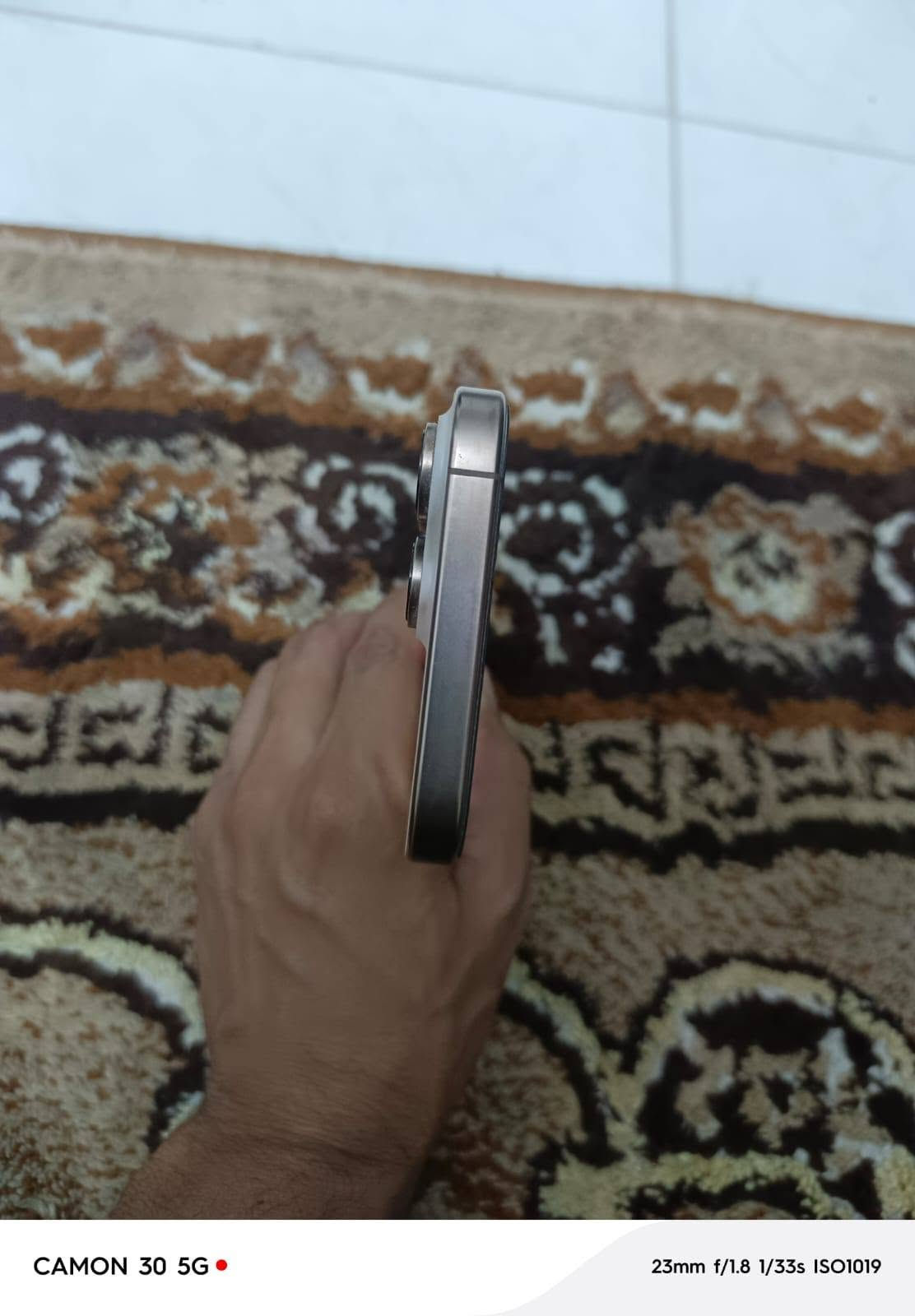 السلام عليكم للبيع ايفون 16 برو ماكس مكفول كامل ملحقات كما موضح بلصور ماستر  استخدام شخصي أول مانزل اخذته سيم كارت فعلي 
نضافه 100%
بطاريه 95% حقيقيه 
السعر مليون و450 وبي مجال بسيط حك الجيه
مكاني بابل القاسم 📍
استفسار خاص أو ***********📞📲

نص مكتوب في الصور:
- CAMON 30 5G
- 23mm f/1.8 1/33s ISO1245
- ٨٩
- ٤:٢٤
- حالة البطارية
- عادية
- تعمل بطارية iPhone هذه على النحو المتوقع. حول البطارية والضمان...
- الحد الأقصى للقدرة
- ٩٥٪
- هذا قياس لقدرة البطارية مقارنة بقدرتها عندما كانت جديدة. قد تتسبب القدرة المنخفضة بتقليل ساعات الاستخدام بين عملية الشحن والأخرى.
- عدد الدورات
- ١٦٠
- هذا هو عدد مرات استهلاك iPhone لقدرة البطارية. معرفة المزيد...
- تاريخ التصنيع
- كانون الثاني ٢٠٢٥
- أول استخدام
- حزيران ٢٠٢٥
- CAMON 30 5G 23mm f/1.8 1/33s ISO1516
- 23mm f/1.8 1/25s ISO2113
- حول
- الاسم
- iPhone
- إصدار iOS
- 26.6.2
- اسم الطراز
- iPhone 16 Pro Max
- رقم الطراز
- MYWJ3AE/A
- الرقم التسلسلي
- H7PMQV5QLF
- انتهت صلاحية التغطية
- الأغاني
- الفيديوهات
- ۳۸۱
- الصور
- ۲,۸۷۸
- التطبيقات
- ٢٦
- السعة
- ٢٥٦ غ.ب.
- متوفرة
- ١٦,٤٩ غ.ب.
- عنوان Wi-Fi
- DC:9E:8F:6D:83:31
- CAMON 30 5G 23mm f/1.8 1/33s ISO1019