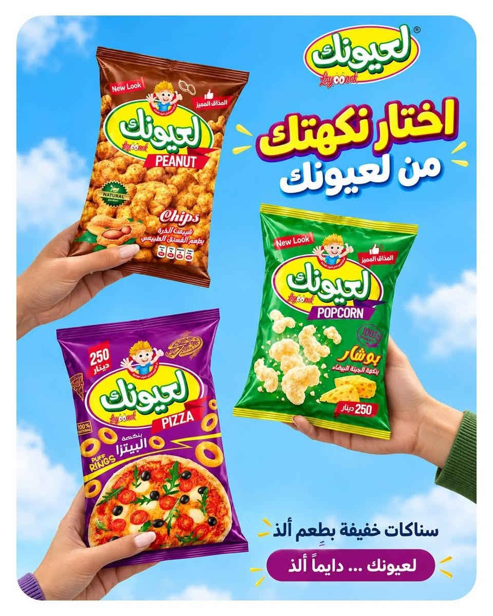 سناكات خفيفة • عصاير • جملة وحوانيت