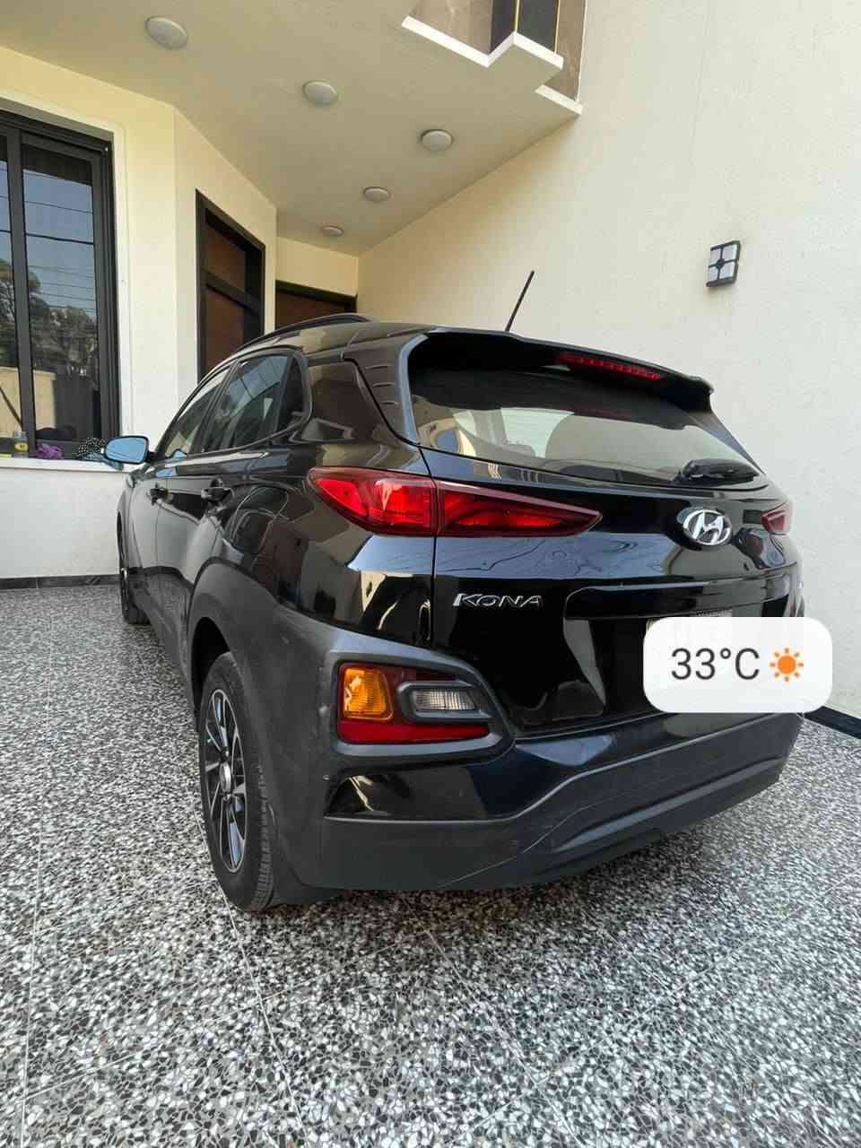 للبيع كونا موديل 2019 وارد امريكي محرك 2000 دوش
السياره بيها قطعتين صبغ جاملغ وبنيد بدون دواخل كير محرك حداده خير من الله تبريد ثلج تخم تاير جديد السياره بأسمي رقم بغداد الجديد تحويل مباشر 
السعر 120 وبيها مجال 
للأستفسار ***********
عنوان بغداد

نص مكتوب في الصور:
- 33°C