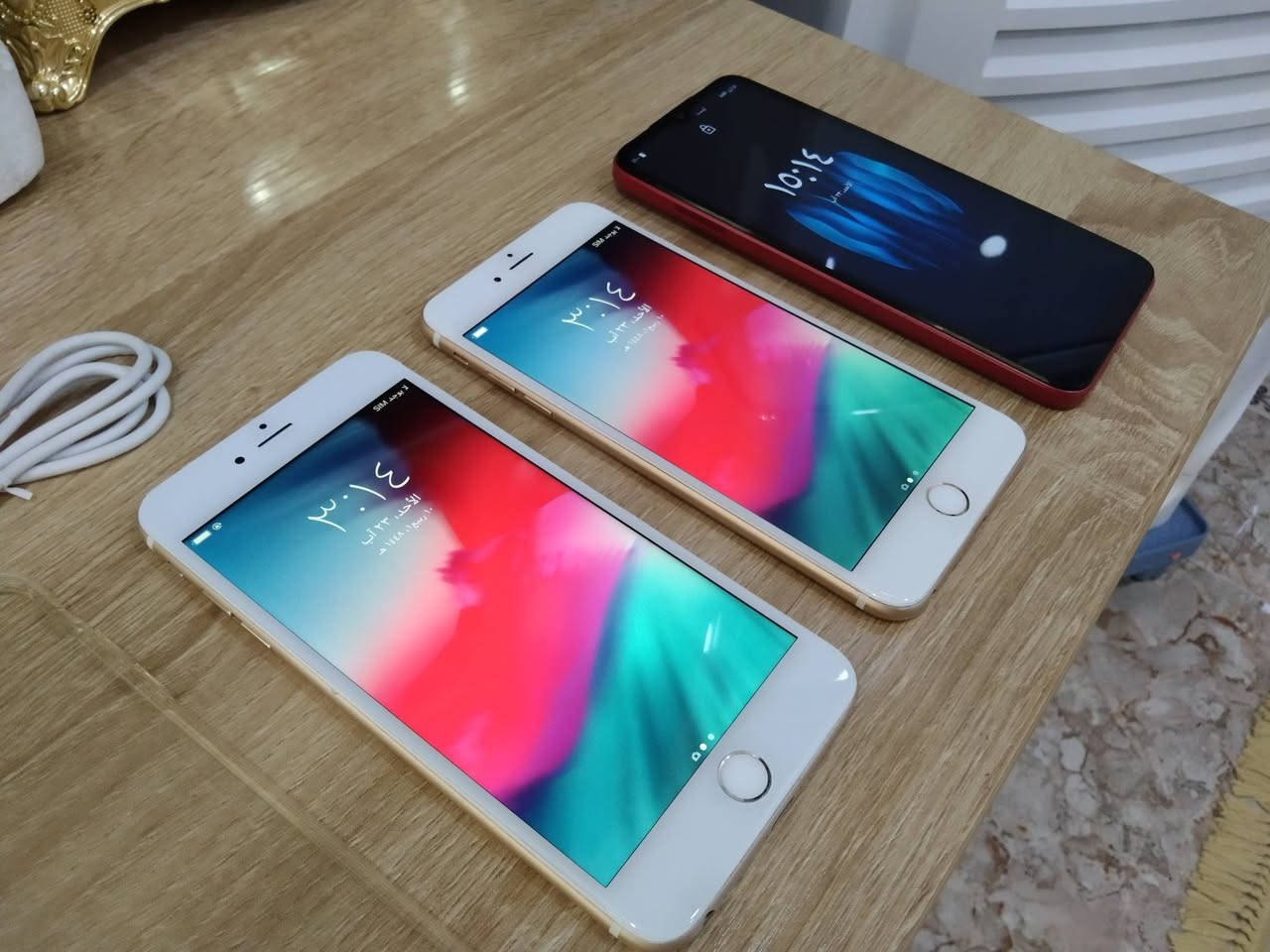 السلام عليكم 💙
اجهزه عدد 3
كل جهاز مصور فيديو كامل تفاصيل.
ورحمه لهلك ما عجبك المنشور او السعر اعبر المنشور ومنين ما تحب تشتري اشتري وما اجاوب على التعليقات فقط خاص او واتساب رجاءاً رجاءاً

1/ ايفون سكس بلص 
لون ذهبي 
ذاكرة 128
شاشه بلاديه 
بطارية بلادية 95%
سيمكارت + صوت + واي فاي + كامرة كله شغال💯
الملحقات = يوجد كيبل شاحن وكفر 🔌
السعر 95 الف مع التوصيل ✅

2/ ايفون سكس بلص 
لون ذهبي 
ذاكرة 64
شاشه بلاديه 
بطاريه بلاديه 81%
سيمكارت + صوت + واي فاي + كامرة كله شغال 💯
الملحقات = يوجد كيبل شاحن فقط 🔌
السعر 85 الف مع التوصيل ✅

3/ جهاز Magic 15
لون احمر
ذاكرة 64
دبل سيمكارت 
شحن سريع تايبسي
الشريحة + الصوت + الكامرات + الواي فاي = كله شغال
الملحقات = لا يوجد 🔌
السعر 75 الف مع التوصيل  ✅ 

ملاحظة * جميع الاجهزه المعروضة شرط الفحص امام المندوب 💟

رقم *********** واتساب
عنواني محافظة واسط ❤️
توصيل موجود لجميع المحافظات مجاني ✅
