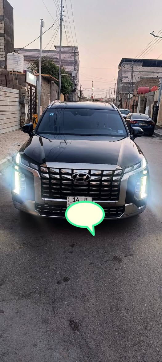 هونداي باليسيد 2024 فول مواصفات كلكرافي السيارة متضررة بيه صفحتين  رقم جديد سنوية 2031 السعر خاص او اتصال *********** مكان السيارة البصرة
