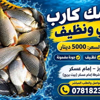 سمك كارب • طازج • توصيل