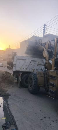 رفع انقاض • تنظيف أراضي • تجهيز مواد انشائية