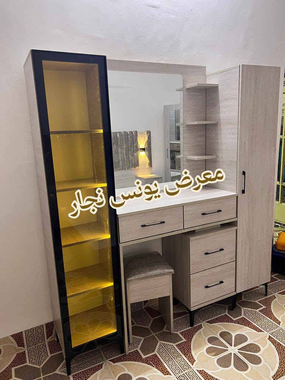 غرفة نوم تركية • خشب MDF • تفصيل حسب الطلب