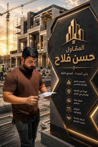 🏗️ تريد تبني بالقسط بالنقد؟ خلّي التنفيذ يم المقاول حسن فلاح!  بأشراف ...