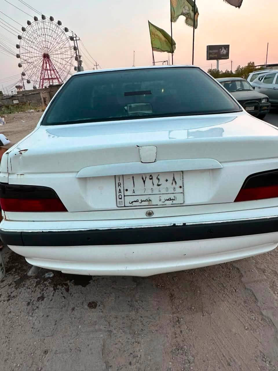 السلام عليكم بيجو بارص للبيع فقط بدون مراوس.                                               السيارة حلوه وتخبل مكينة كير حلوات لا تنقيص ولا تبخير التبريد ستوه شادله كمبريسر ثلج تبريدهة 
الحداده ما صالي فتره مبدلهة كلهة السيارة بيهة ضربة بل حوض وره وبيهة بل بجم كدام صفحت الصدر ضربة ومرجعيهة وبيهة جاملغات وبنيد مبدل اثر خياسات فط هاي البيهة والباقي كلهة جاهز السيارة حلوه وكاعده نصبه حلوه 

مديل 2018 
سنويه منتهية
السعر 42وبيهة مجال
العنوان دور الظباط قرب تقاطع التجاري 
رقم الهاتف ***********
