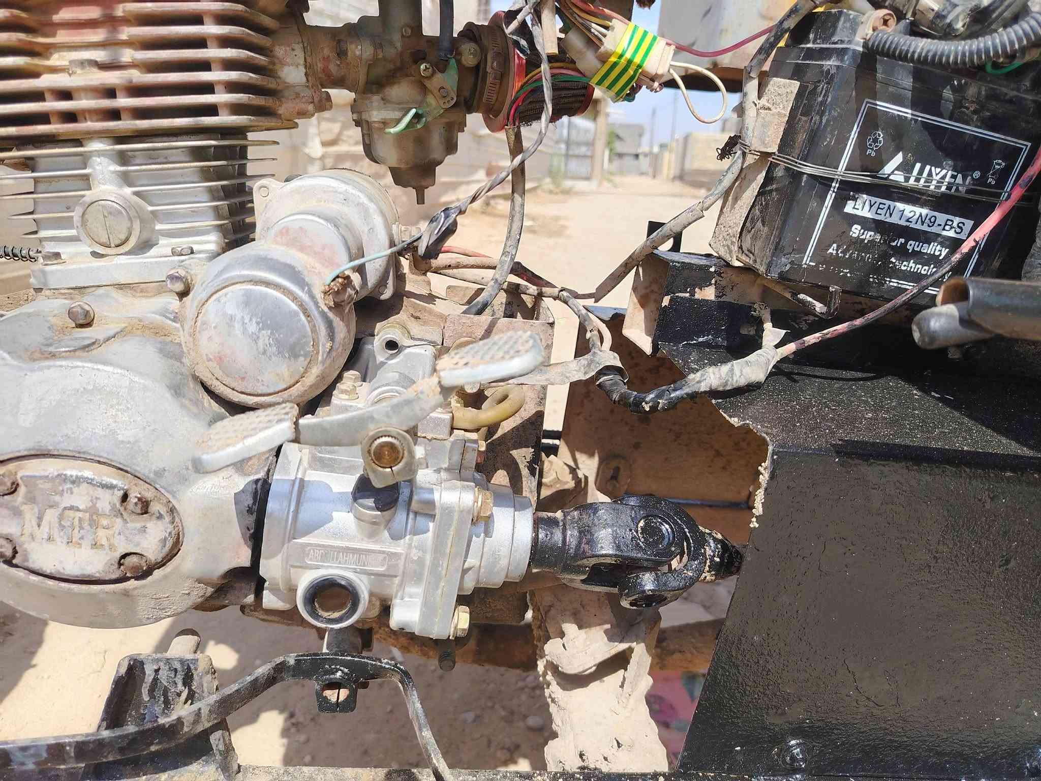 للبيع ستوتة MTR مديل ٢٠١١ مكفولة كفاله عامة
 مكينة جديدة
كير بوكس جديد
اكسن جديد
فلنجات جدد
صدر امامي جديد ابو الختم
صالنصة جديدة
تاير امامي جديد
السعر ١١٠٠ مليون ومية
مكاني الطارمية شارع التدبير الشراي يتصل ***********
