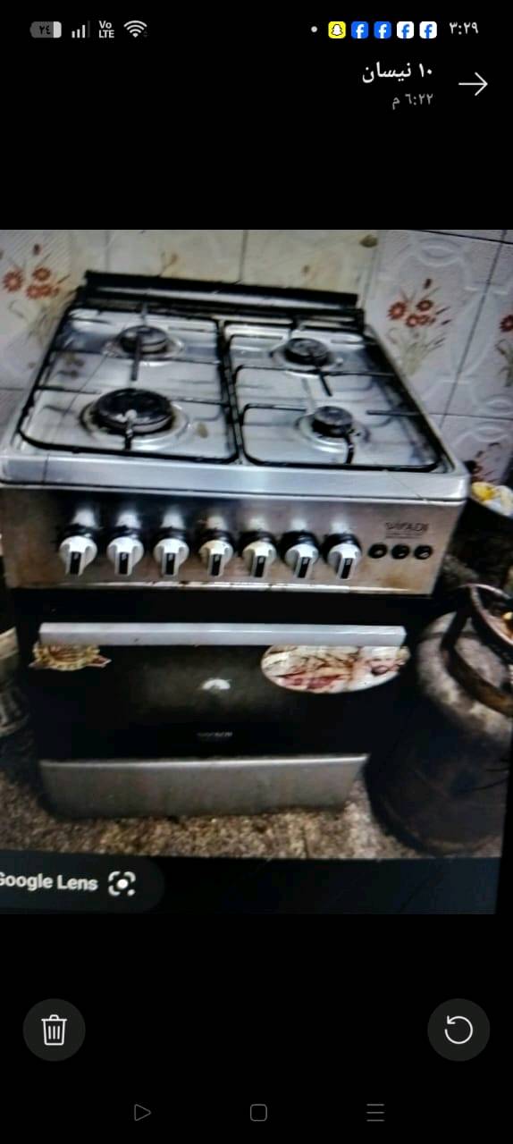 طباخ ٤عيون نظيف جدا شغال الفرن شغال فوك وجوه وممكن كلمن وحده ناره تخبل
السعر ١٠٠ وبي مجال
المكان الحريه