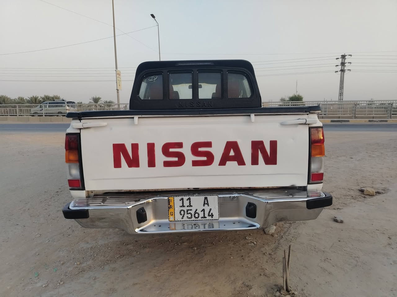 سلام عليكم(مكانه ديوانيه )
نيسان للبيع مديل 90 بلاديه لاضربه ولاتبديل مال جناي

محرك 2400بلاد وكير وشاصي حداديه كهربايات جاهزه

رقمه(بغداد)دولي ل30 تخم تايرات بجيس فول مواصفات

السعر 55وبيه مجال للشراي تصال (*********** )
