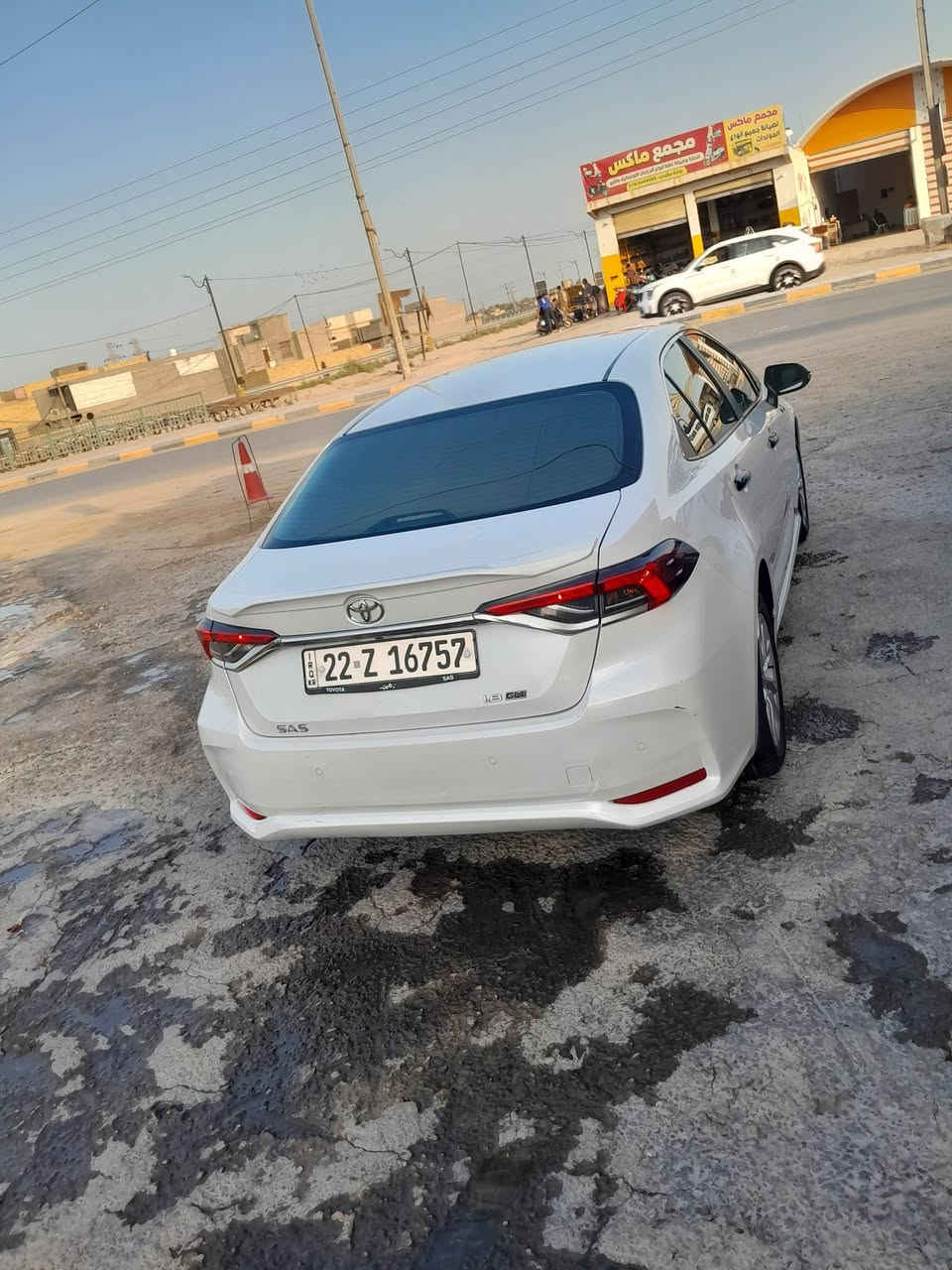 كورلا ساز موديل ٢٠٢٥ خليجي
ماشية ٢٠ الف 
بعدها بالضمان والدهن على الشركة
السيارة بيها شخط بالبيبان الخلفية ، خلف السايق مصلحه بارد والجهة الثانية بعده 
وبيها بخشم البونيد وبطرف قبق الجنطة مفتوحة الدعامية الخلفية فقط
مثل ما موضح بالصور فقط لا غير
السعر ١٨٠ 
بيع او مراوس 
مكاني الكوفة 
***********
