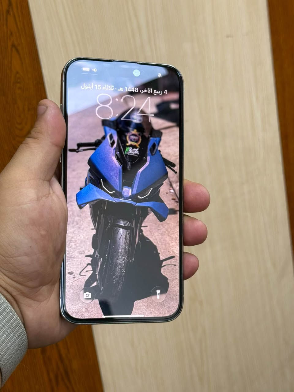 📱✔️iPhone 15 Pro Max Titanium
ايفون 15 برو ماكس  تيتانيوم

ذاكره 256

بطاريه 87‎%

نضافه الجهاز 90‎%‎ 

(دبل سيم /za )

موصل / حي السكر 

توصيل ماعندي

بي فطر بالظهر +شخوط بالشاشه شرط مامفتوح 

السعر 875 الف 

 ماداخل اي صيانه وضع شركه اذا ماحبيت تاخذ الاحسن منه

***********

نص مكتوب في الصور:
- حالة البطارية عادية حالة البطارية تعمل بطارية iPhone هذه على النحو المتوقع. حول البطارية والضمان... الحد الأقصى للقدرة 87% هذا قياس لقدرة البطارية مقارنة بقدرتها عندما كانت جديدة. قد تتسبب القدرة المنخفضة بتقليل ساعات الاستخدام بين عملية الشحن والأخرى. عدد الدورات 701 هذا هو عدد مرات استهلاك iPhone لقدرة البطارية. معرفة المزيد... تاريخ التصنيع كانون الأول 2023 أول استخدام آذار 2024
- 8:24
- حول
- < Hamada
- الاسم
- < 26.7
- iPhone 15 Pro Max
- MU2Q3ZA/A
- إصدار iOS
- اسم الطراز
- رقم الطراز
- الرقم التسلسلي
- 0
- 3,803
- 10,771
- 40
- 256 غ.ب.
- 135.42 غ.ب.
- الأغاني
- الفيديوهات
- الصور
- التطبيقات
- السعة
- متوفرة
- عنوان Wi-Fi
- A4:F6:E8:0E:14:DE
- Bluetooth
- A4:F6:E8:0F:CD:78