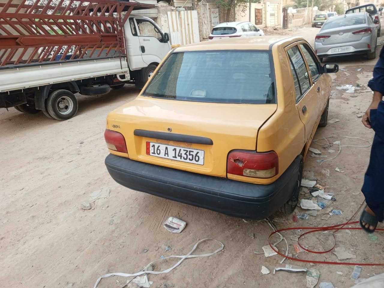 مديل 15 ضربتها باب وجاملغ رقم نكليزي بأسمي السياره تخم تاير جديد حداديه جديد تبريد شغال ثلج شواصي معمره سياره كامله وجاهزة سعره 27ورقه وبيها مجال للطيبين***********
