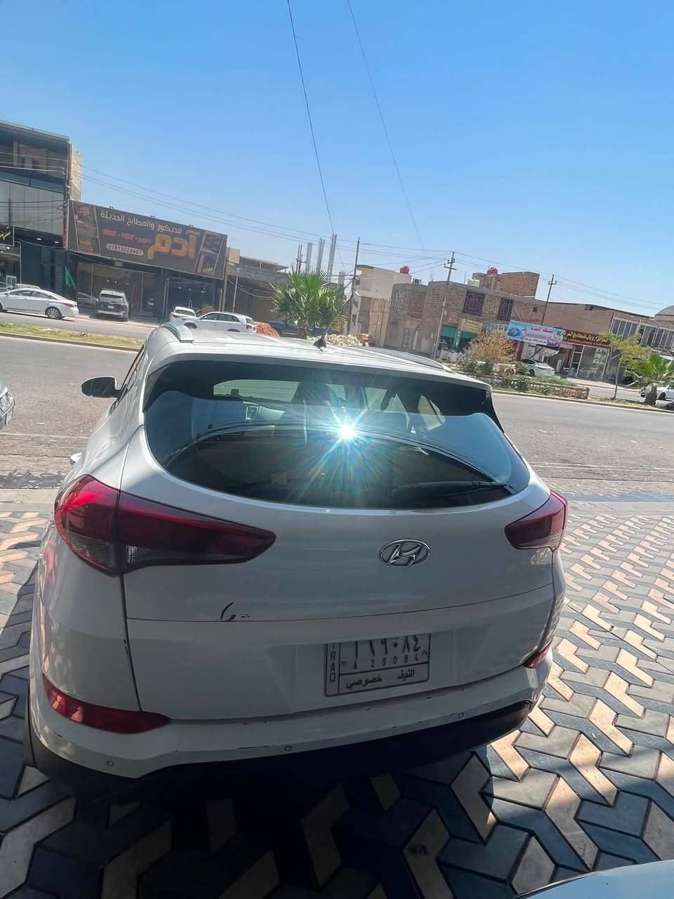 توسان خليجي 
مديل 2016
محرك 2000 دوش
سياره بأسمي تحويل ثاني يوم رقم نجف 
بيها بارد بلباب الخلفي جهه السايق والجاملغ الخلفي جهه السايق والجنطه شويه بارد مقدار شبر 
بدون تبديل 
مكان السياره نجف 
السعر 135 
ملاحظه المكينه مفتوحه ومصلحه تصليح درجه اولا
للاستفسار ***********
