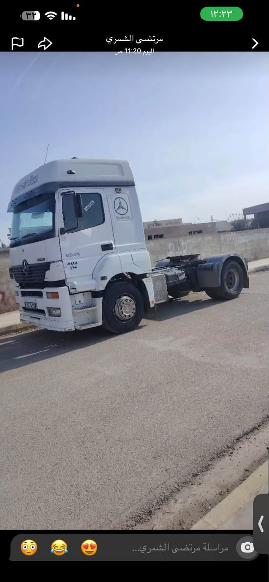 السلام عليكم للبيع راس تريله اكسور كفاله عامه٢٠٠٣
بسمي تحويل
كير عادي 4x4
رقم السليمانية تخم تاير سياره جديده اتفسار اكثر اتصل ودلل 
 ***********
