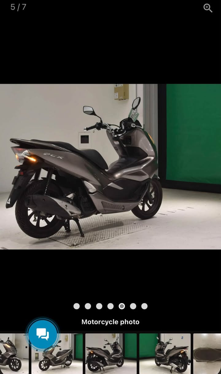 سلام عليكم PCX جيل الثالث ياباني
 نازله من المعرض قبل شهرين 
ابيعلك عله صور مزاد اليابان 
الدراجه بحاله الوكاله وياها منفيسهة وكتلوكاتهة 
وبيه شاشه كاربلي الدراجه ولا غلطه كفاله حته من الطسه
حساس ازدحام✅
حساس ستان ✅
الدراجه كفاله من التاير للتاير اي نقص مابيه  
وشرط الضمان ✅
مكاني الامين الثانيه شراي اتصل*********** 📞

نص مكتوب في الصور:
- Cost calculation
- Price in yen
- 214 .000 ¥
- Finish price in yen
- 000 000 ¥
- Calculate
- Overall rating
- 5
- Year of registration
- 2018
- Mileage
- 25 247 km
- Displacement
- 125 cc
- Frame
- JF81-1030135
- Engine number
- JF81E-5030122
- Color
- gun-metal
- Average price
- 237 000 ¥
- 197 068 ¥
- Auction comment
- 各所変色大。外装仕上げ油。
- Similar sales
- Rank 5 bikes Monthly Sales
- Data Sold 28 bikes in the
- range of ¥184,000 to
- ¥242,000
- Sales statistics
- Previously sold?
- 5/7
- Motorcycle photo