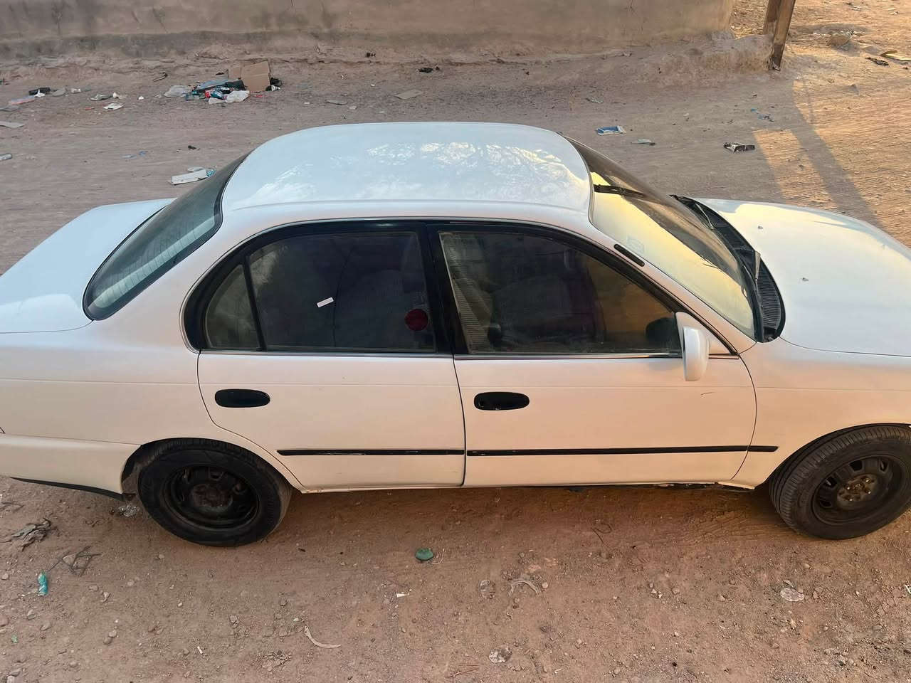🚗 للبيع تويوتا كورولا موديل 1993
🔹 السيارة مصبوغة حزام
🔹 اللون: أبيض
🔹 السيارة نظيفة ومناسبة للاستخدام اليومي
🔹 الفحص والمعاينة متاح في جميع الاوقات 

💰 السعر: [55 وبيها مجال]
📍 الموقع: [البصرة/ الزيير/ حي الصحفيين]
📞 للاستفسار: [***********]

باسمي والتحويل ثاني يوم
