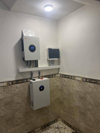 منظومة شمسية • انفرتر ٤ كيلو • بطارية Deye ٥ كيلو