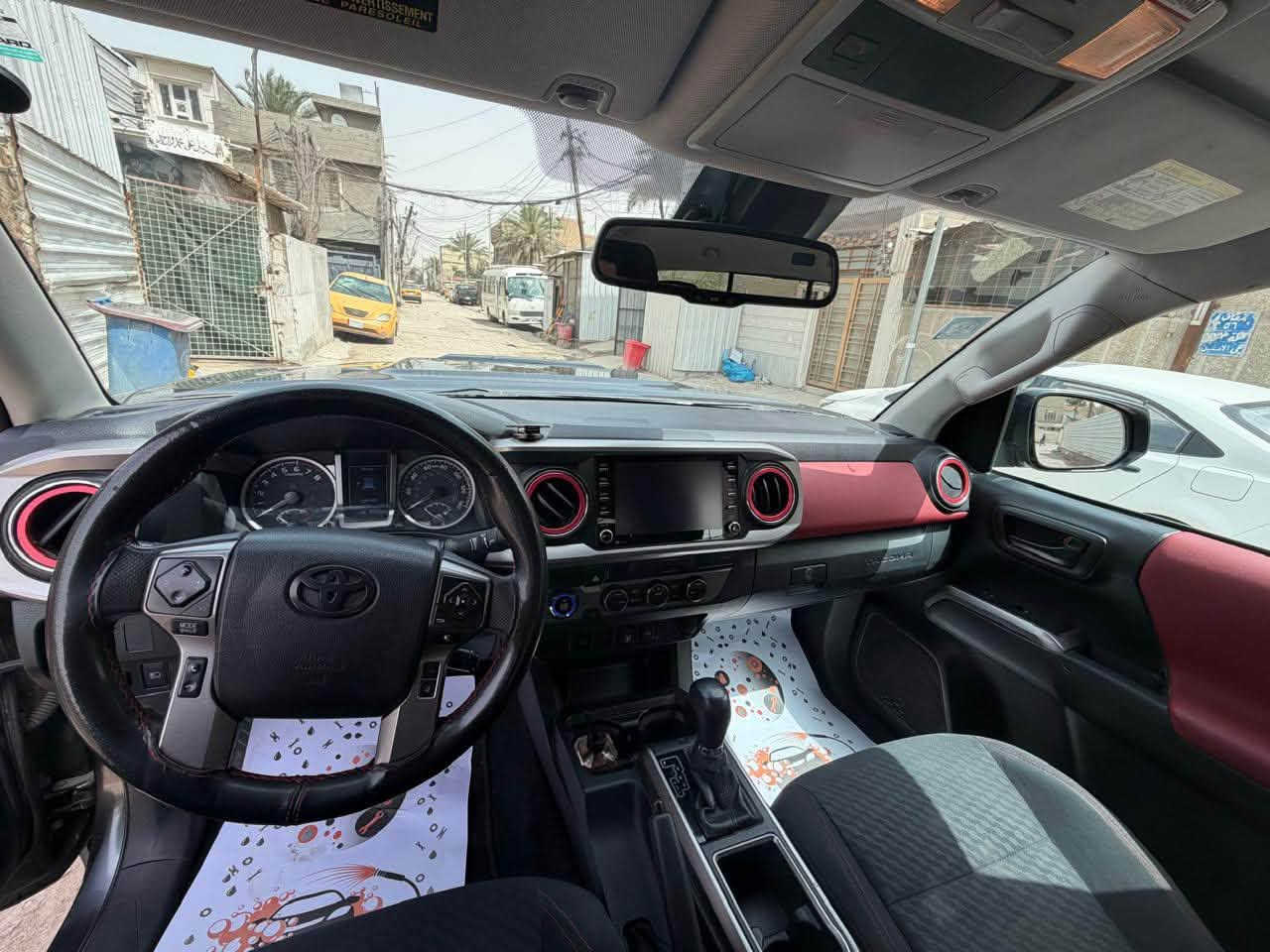السلام عليكم للبيع تويوتا تاكوما موديل 22 وارد أمريكي محرك 3600 مواصفات trd رقم بغداد الدولي باسمي تحويل مباشر  رقم الشاصي والسونار بلمنشور  السياره جدا نظيفه وجاهزه مكاني بغداد الجديده السعر 20000 الاتصال  ***********
