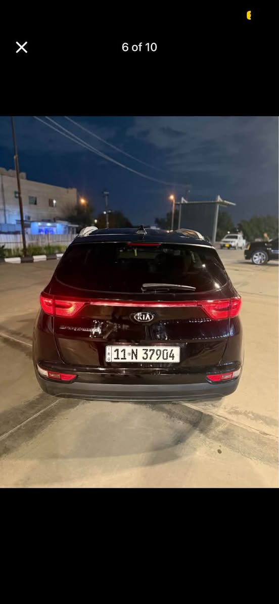 سبورتج 2018 وارد امريكي
تحكم ستيرن 
مشيها 95 الف ميل
كشنات كهرباء ومخمل تدفئة 
شاشه بلادي 
نقطه عمياء 
حادثها جاملغ جهة السايق بارد و الدعاميه صبغ
***********
