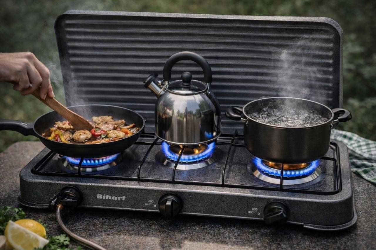 منتجات متنوعه:توصيل مجاني 
🔥🍳 طبخ سريع بكل مكان ويا طباخ الغاز العملي من Bihart!

تصميم فاخر وصغير، مثالي للبيت والرحلات، يوفر طبخ سريع وأداء قوي مع استهلاك قليل للغاز 💨

خفيف وسهل الحمل، مناسب للمطابخ الصغيرة والسفر 🏕️✨

السعر 25.000 💥💥💥
***********
