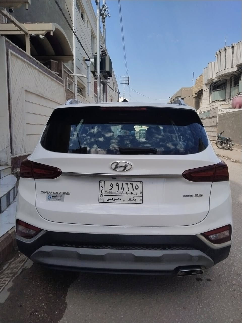 سنتافي 2019
6سلندر 
محرك3.5
7راكب
كشن كربائي 
باناروما 
وارد خليجي 
طخه چاملغ الايمن معدل على البارد والباقي مكفول
بصمه عدد 2
ماشيه 55الف
السعر 198 وبيها مجال 
***********
