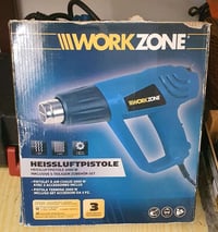 مسدس حراري كهربائي (فير حراري أو مسدس هواء ساخن)  من ماركة Workzone ال...