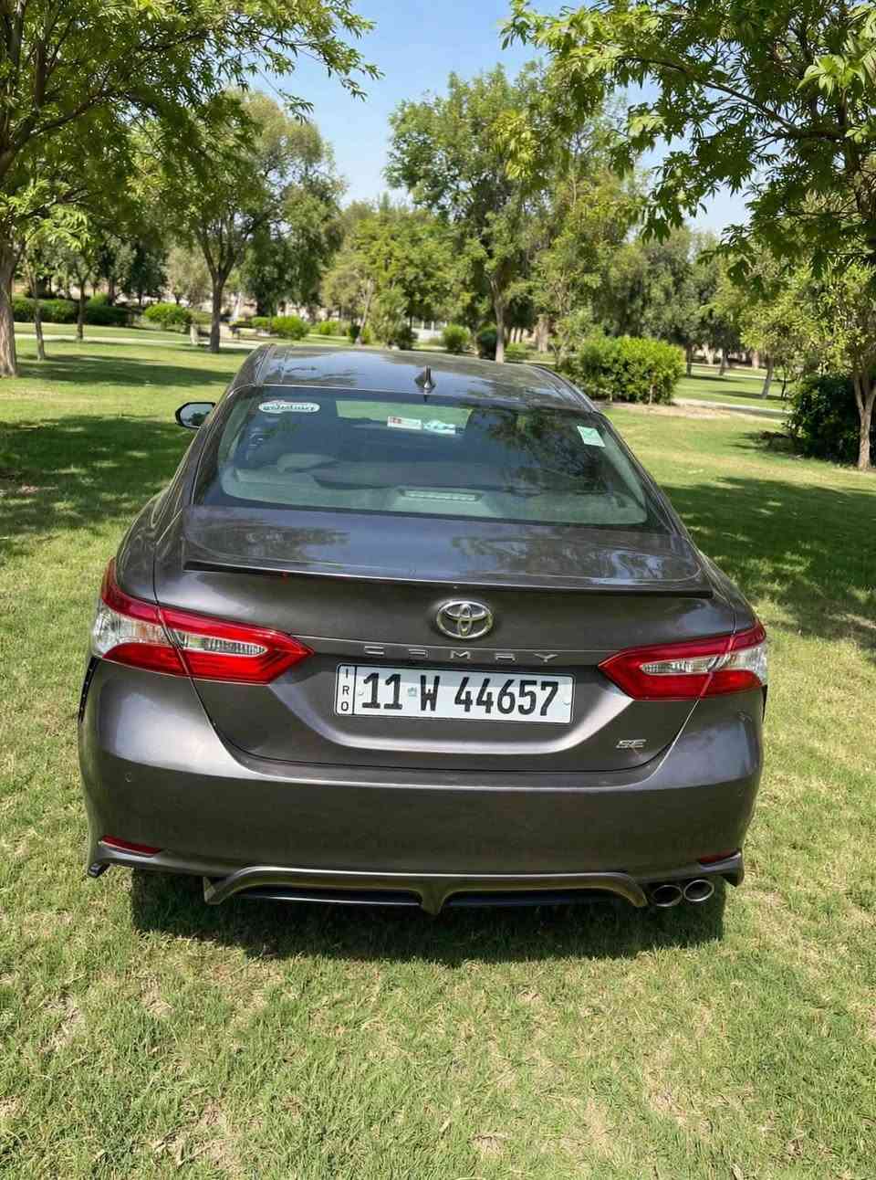 *🚗 للبيع تويوتا كامري SE موديل 2020 🚗*

*المواصفات:*
- *الموديل:* 2020 SE
- *الوارد:* أمريكي
- *الرقم:* بغداد - حر 11W 44657
- *الحادث:* جاملغ وبنيد فقط
- *المكان:* الناصرية - المركز
- *الحالة:* جاهزة من كلشي - كير - محرك - حدادية - تبريد ثلج - ما بيها أي نقص
- *السونار:* مرفق ويا الصور (فحص نضيف)

*السعر:* 135 ورقة وبيه مجال قليل 💵
*مراوس:* أراوس بــ سوناتا من موديل 2021 وفوك وتكون نضيفة

*للاستفسار:*
📞 *************

--- ناصرية, ذي قار
