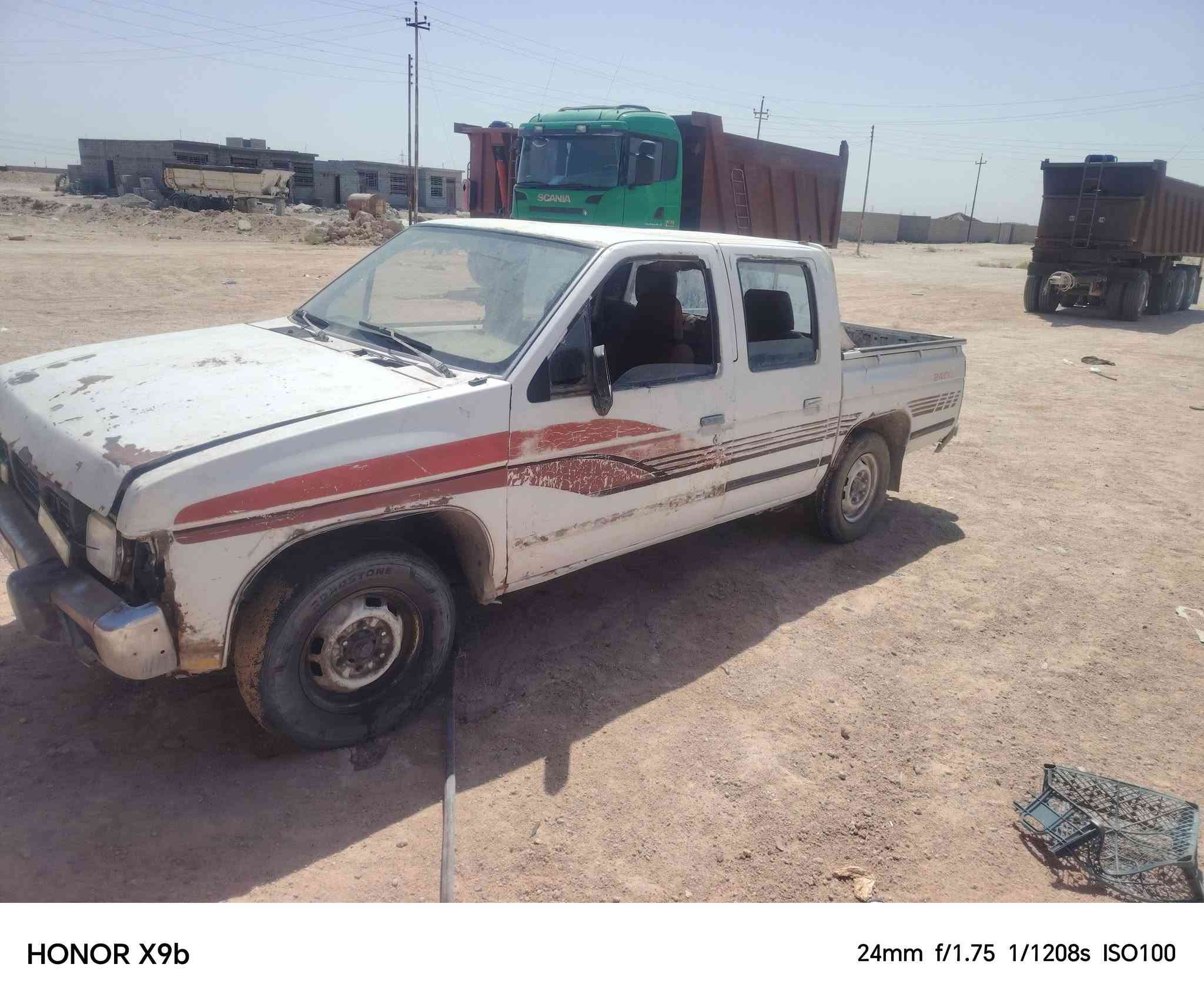 نيسان 94 سياره مكينه ونجي 4 ابيع كايمه سنويه منتهيه بل 2025 تحويل ثاني يوم سعر 20 ورقه وبيها مجال البصرة الزبير ***********

نص مكتوب في الصور:
- HONOR X9b 24mm f/1.75 1/1483s ISO101
- HONOR X9b 24mm f/1.75 1/1411s ISO101
- HONOR X9b 24mm f/1.75 1/1208s ISO100
- HONOR X9b 46mm f/1.75 1/1697s ISO100