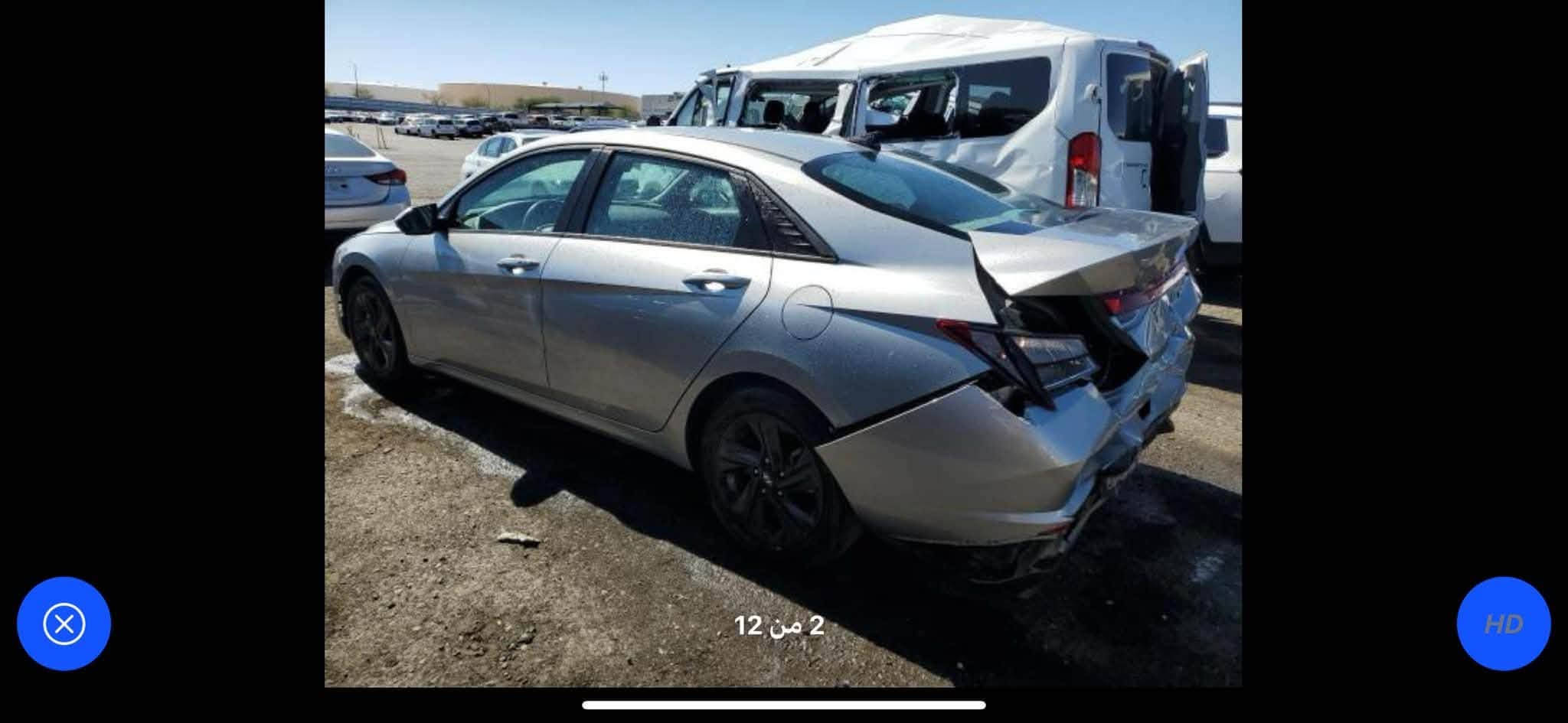 النترا موديل ٢٠٢٣ سلفر اللون
حادثة خفيف بالجنطه سياره اني مدخلها للعراق 
بصمة 
تشغيل عن بعد 
توقف ذاتي 
رادرات 
هواي بعد بيها موصفات 
سياره ليبل واحد 1️⃣ 
معروضة ب١٤٥ وبيها مجال 
رقم الهاتف ***********

نص مكتوب في الصور:
- 2 من 12
- 11 من 12