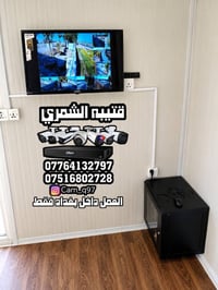 تم بحمد الله تنصيب منظومة كاميرات مراقبة نوع ip عدد 8 لشركة دهوا بدقة ...