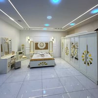 نجارة عراقية • ٧ قطع • سرير ٢٠٠×١٦٠