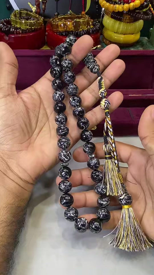 سبحة كهرمان • مزاد • هدية