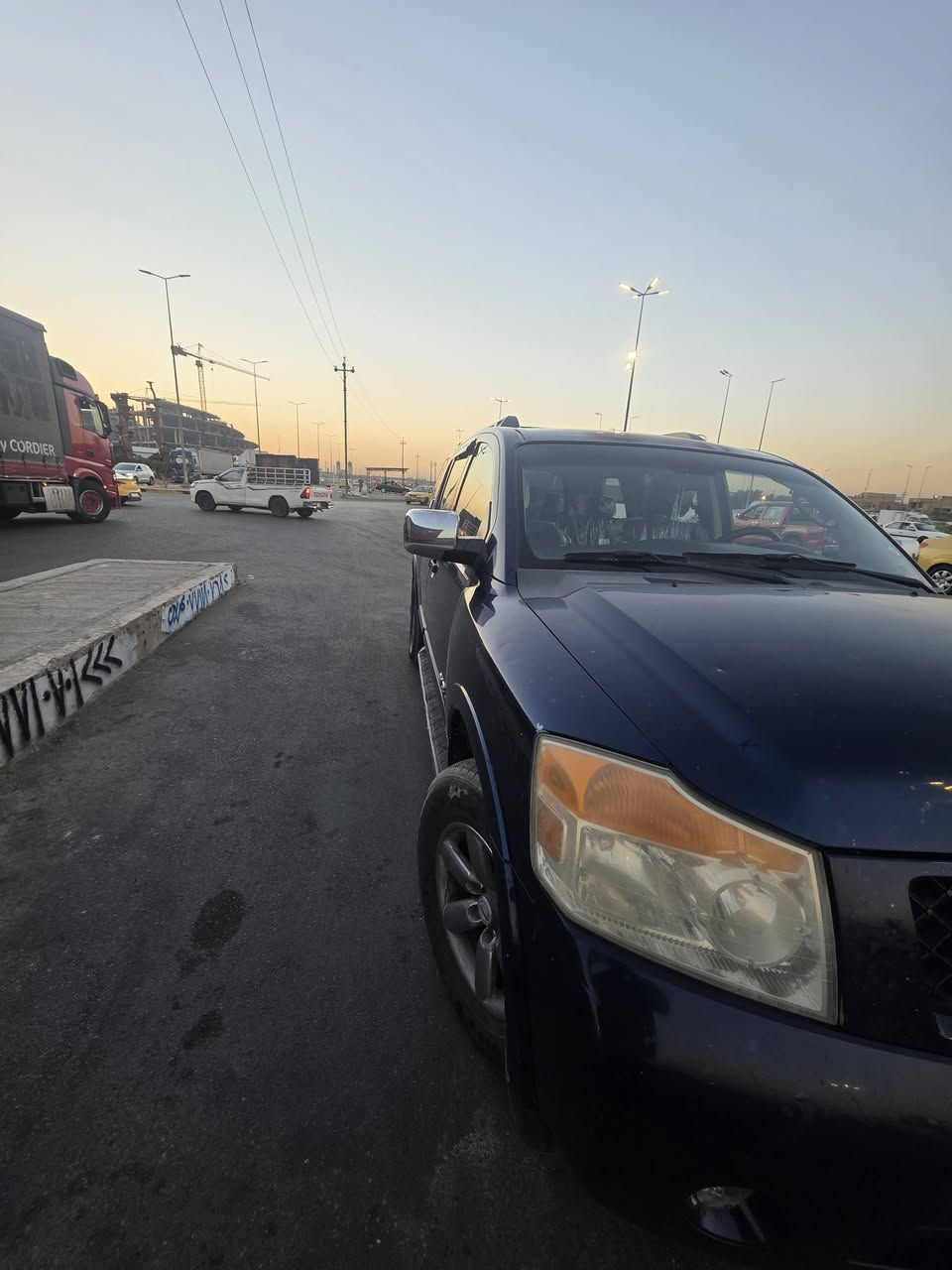 سلام عليكم  نيسان  ارمادا  موديل ٢٠٠٨ سياره بسمي  رقم بغداد وارد امريكي  حادثه داعميه اماميه  سياره تبريد كير مكينه صدر تايرات خير من الله  مكاني بغداد غير متواجد على الفيس لتواصل *********** سعر ٩٠ وبيه مجال

