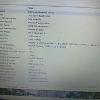 لاب توب hp للتواصل 07901292130  نص مكتوب في الصور: - Item Value OS Nam...