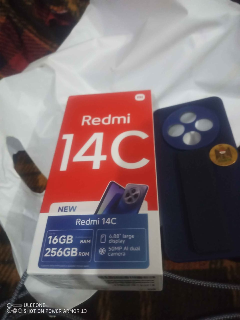 موبايل جديد لوك
Redme14c
Ram 16 gb
Battry 51600Am
Camera كاميرات 50 mp كل واحدة

اللون فستقي 
شاحنة 33واط
الجهاز جديد بالكامل لوك

مع كفر اضافي هدية وماسكة وشعار

الاتصال ***********, بغداد, العراق

