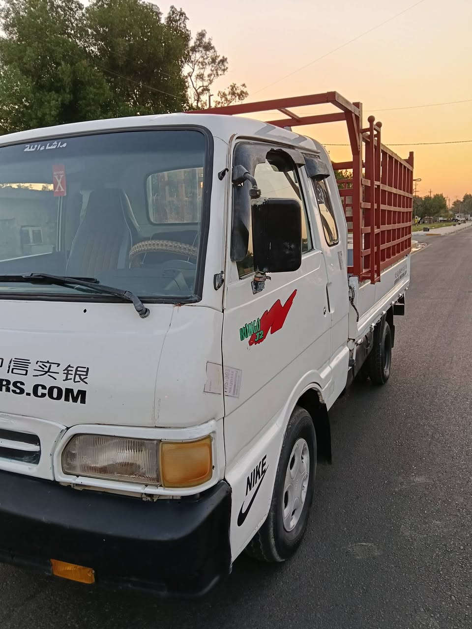 بنگو96رقم بغداد مشروع وطني مكفولة من ضربه صبغ مكانات سيارة جاهزة للعمل بدون نقص محجر تخم تاير مكاني بغداد العبيدي السعر 57شراي اتصل ***********
